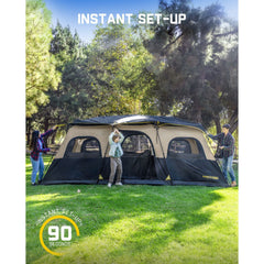 FanttikOutdoor Zeta C12 Pro Max 12 Person Camping Tent